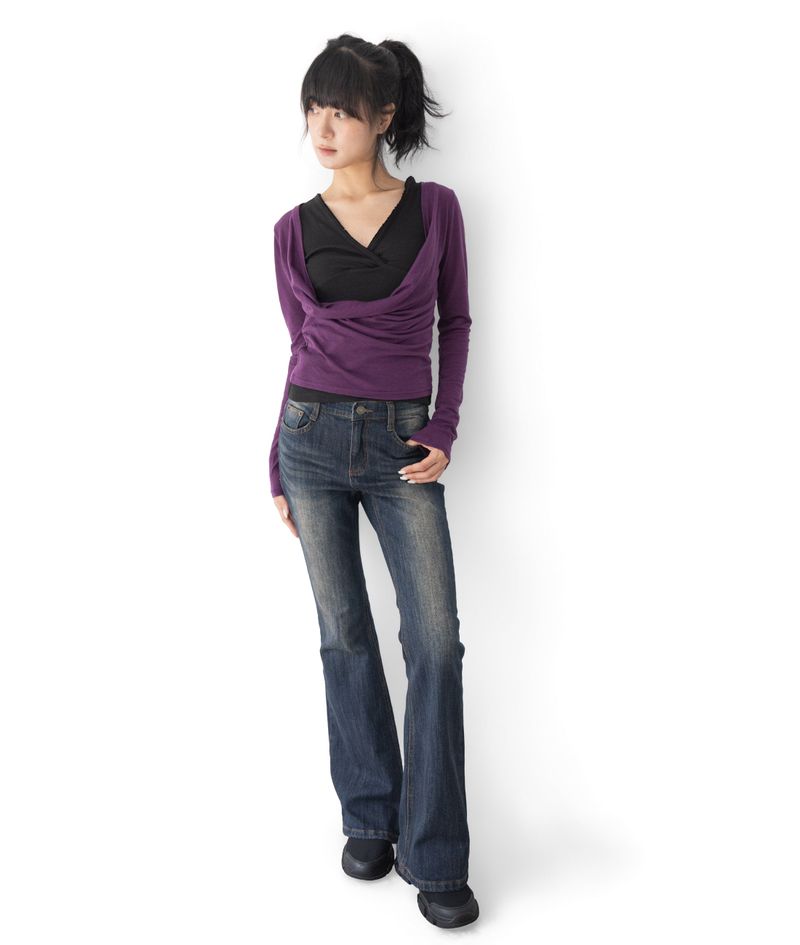 Leon Vintage Slub Bootcut Denim