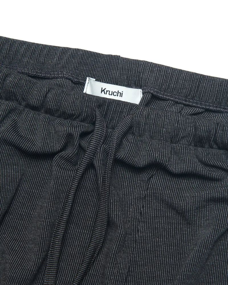 RAW EDGE LONG SKIRT (BLACK) WOMENS