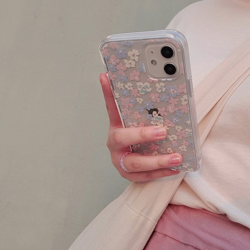 Flower Splash Jelly Hard phone case