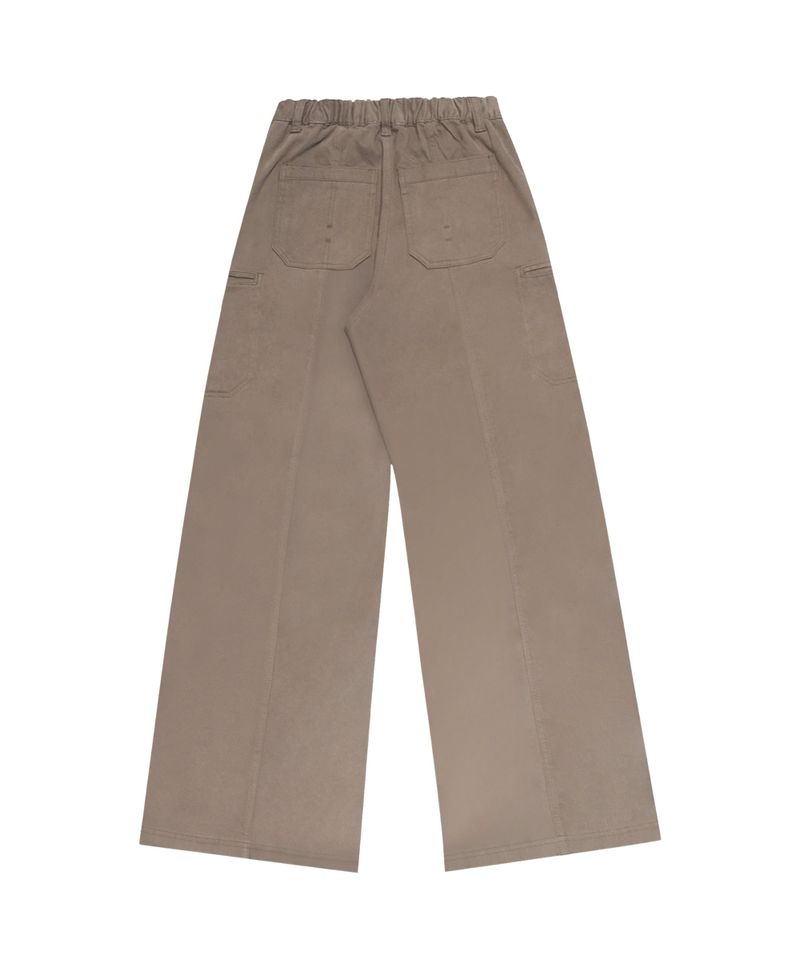 MINI POCKET WIDE COTTON PT BEIGE