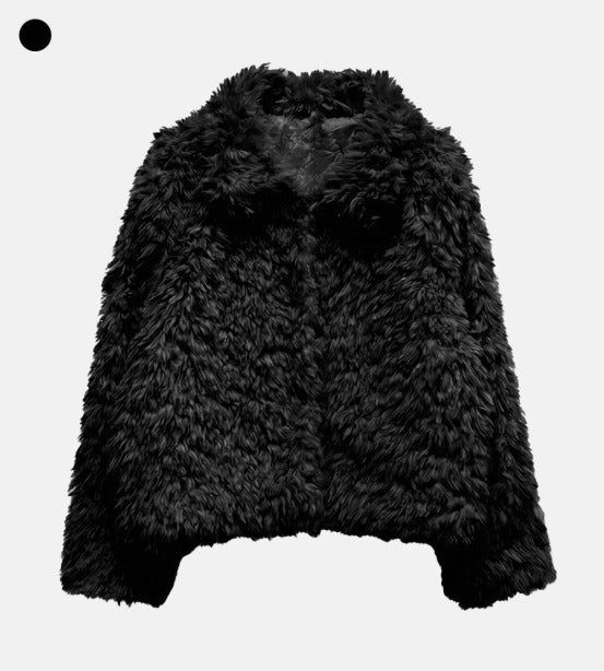 Feather Fluffy Fur Jacket