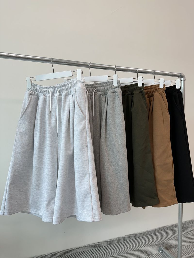 SIO two tuck bermuda sweat pants