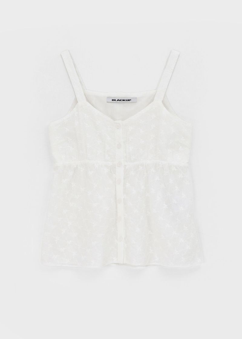 [MADE] Cocotin Punching Sleeveless Blouse