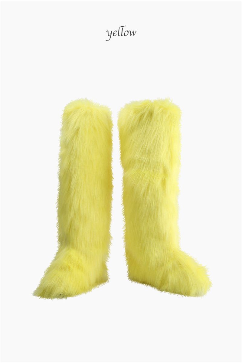 long fur boots (8 color)