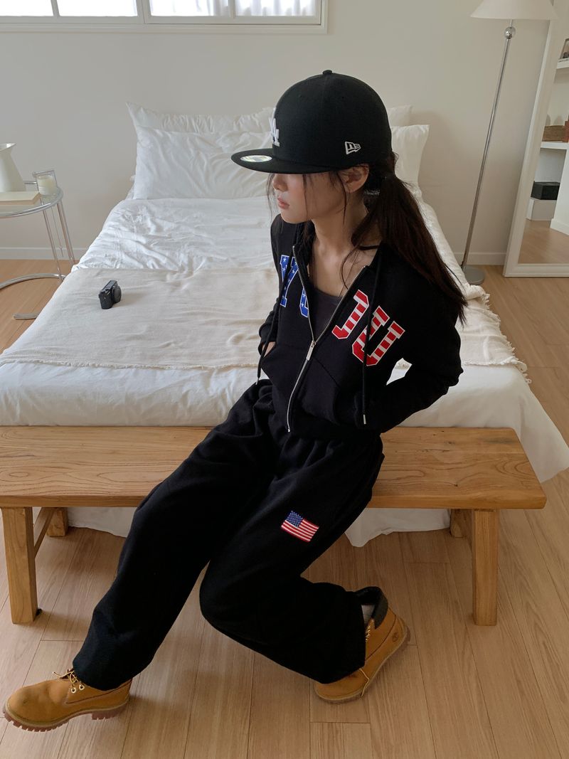 AMERICA HOOD ZIP-UP (2C)