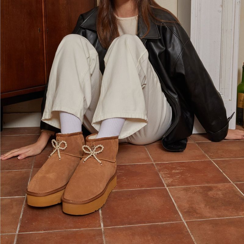 CHUBASCO WINTER FUR BOOTS COPO WCP2403 CHESTNUT