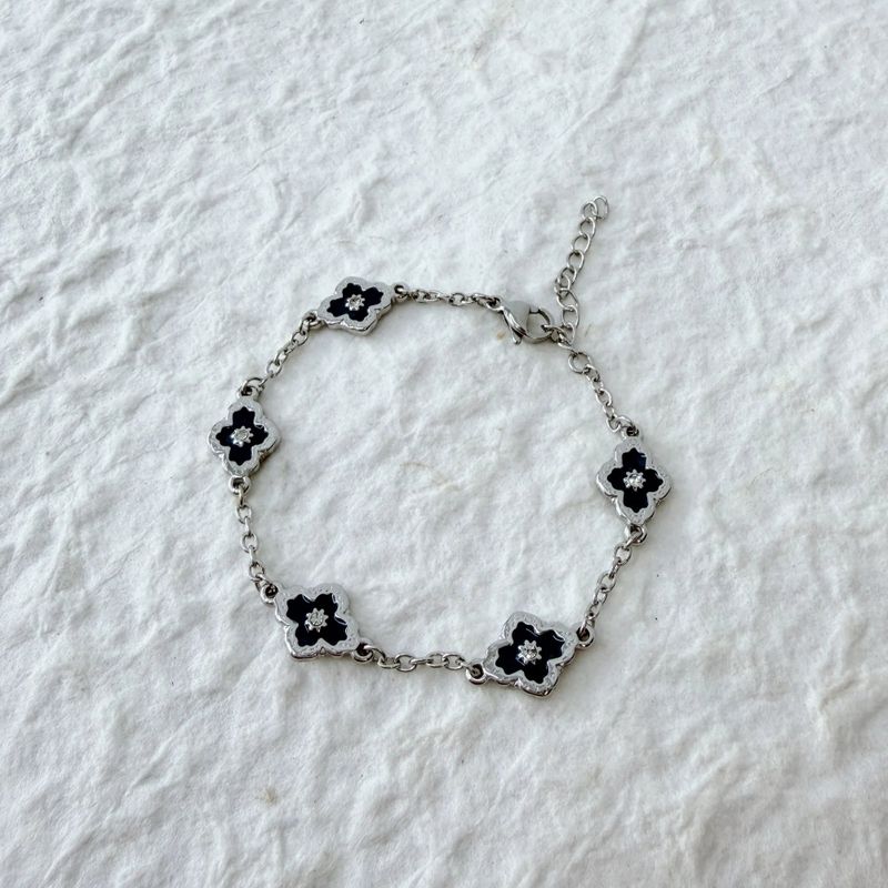 Midnight Flower Bracelet
