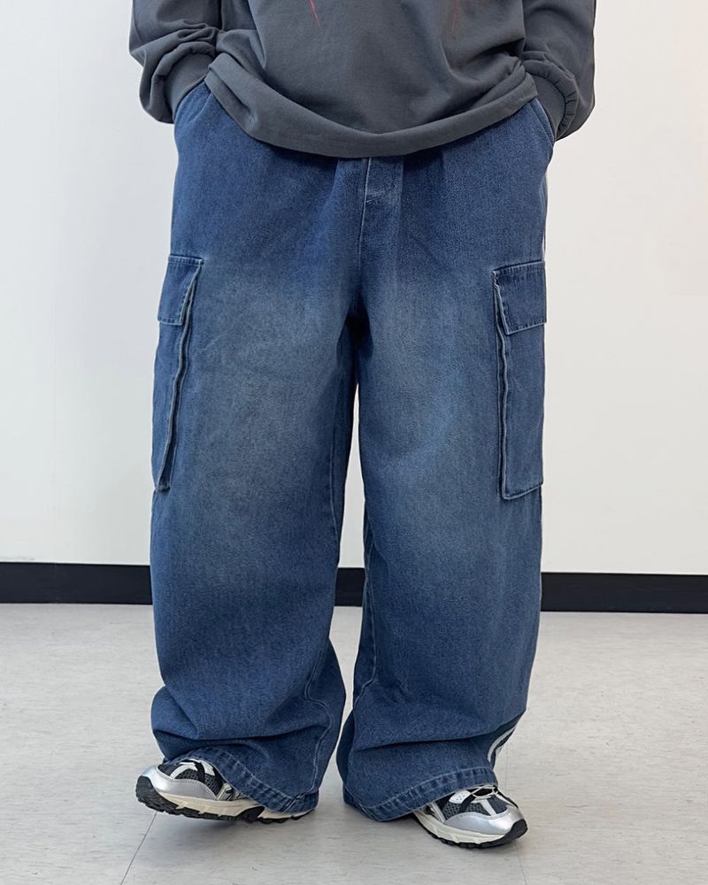 Circuit Wide Track Cargo Denim