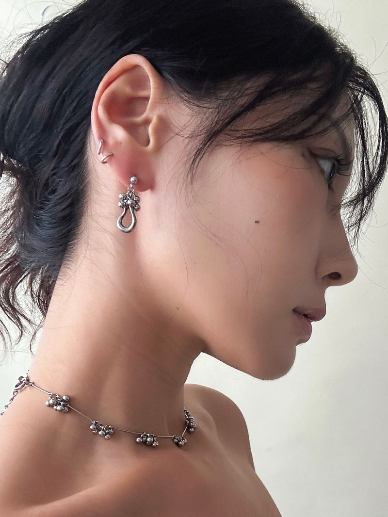 Dewdrop Loop Earring