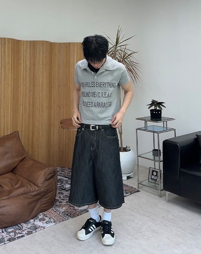 Desert Backbuckle Bermuda Pants