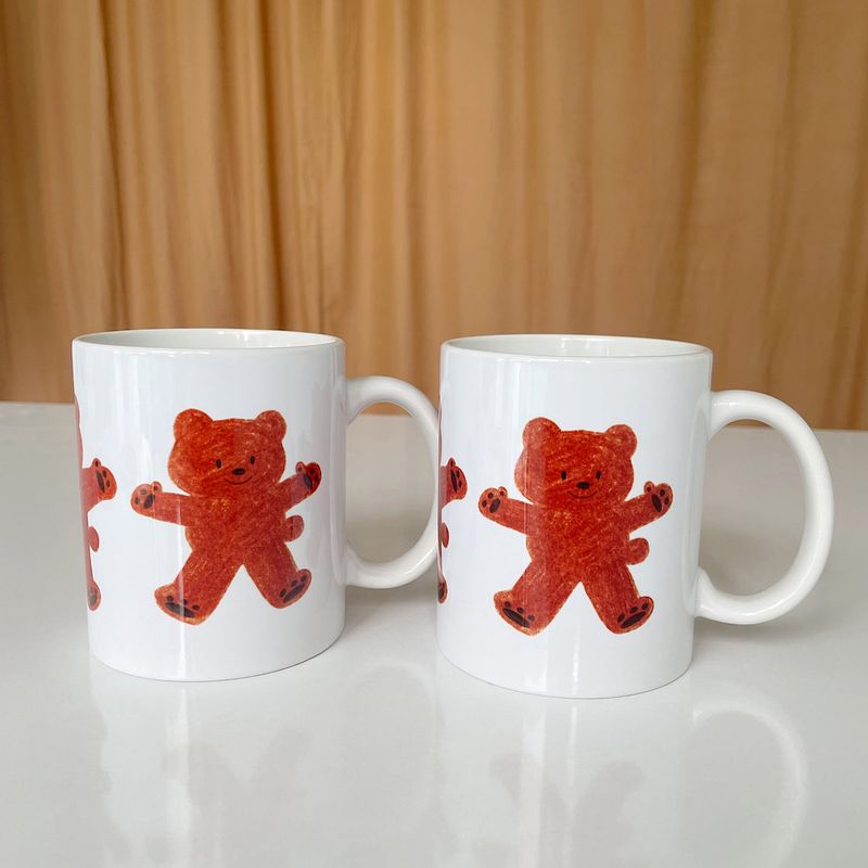 HAPPY BANGGEUL DAY（ハッピーバングルデー）の「ハッピーベアマグカップ（食器/キッチングッズ）」
