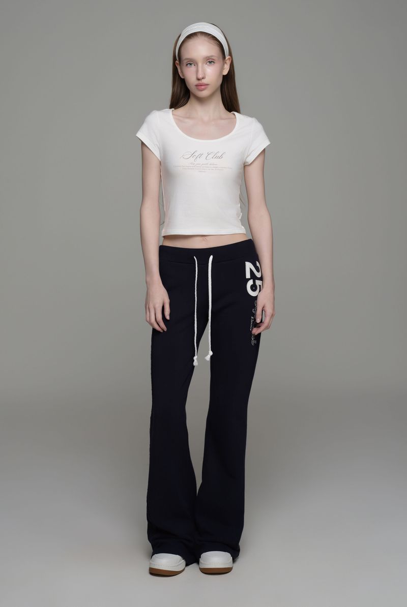 Soft Club signature top, Ivory