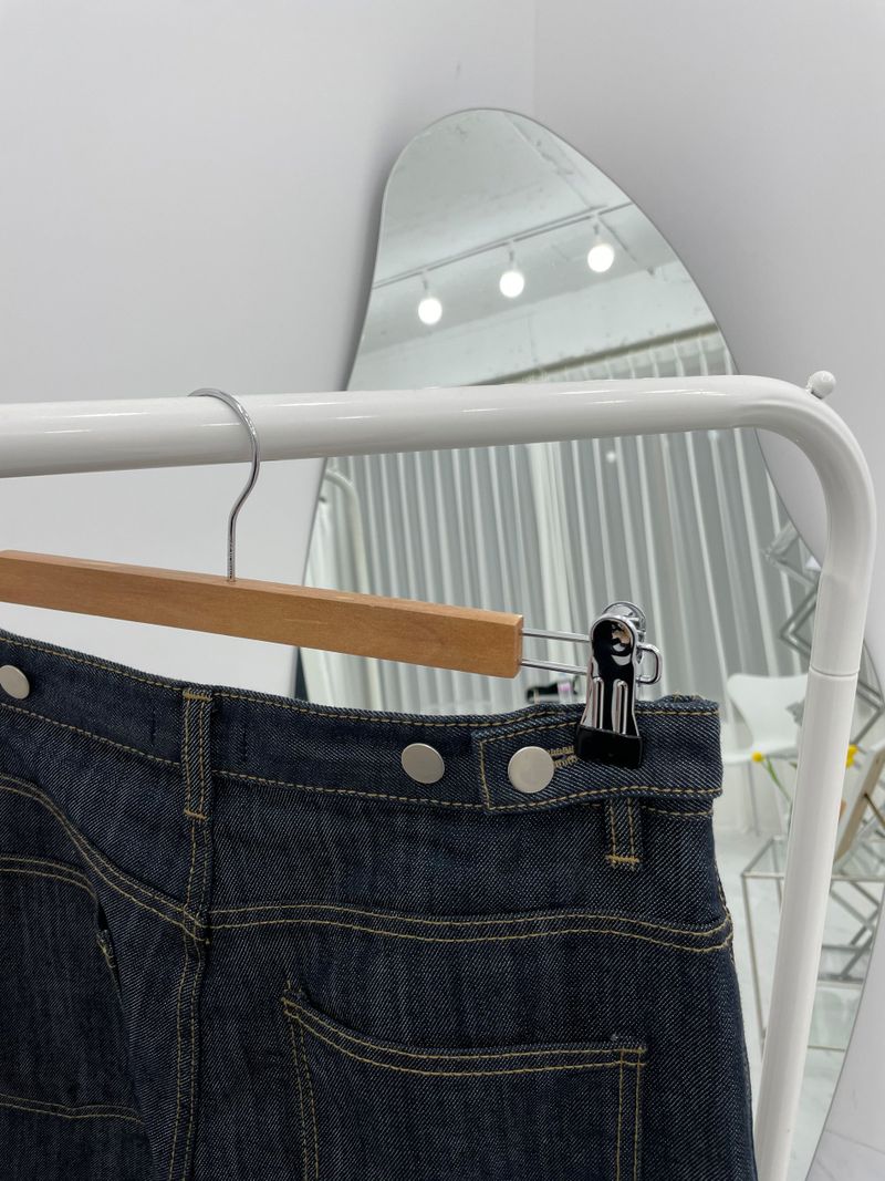 (PREMIUM)STEP BIJO DENIM PANTS(ONE COLOR)