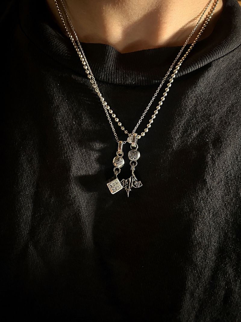 AE LOGO BALL CHAIN PENDANT
