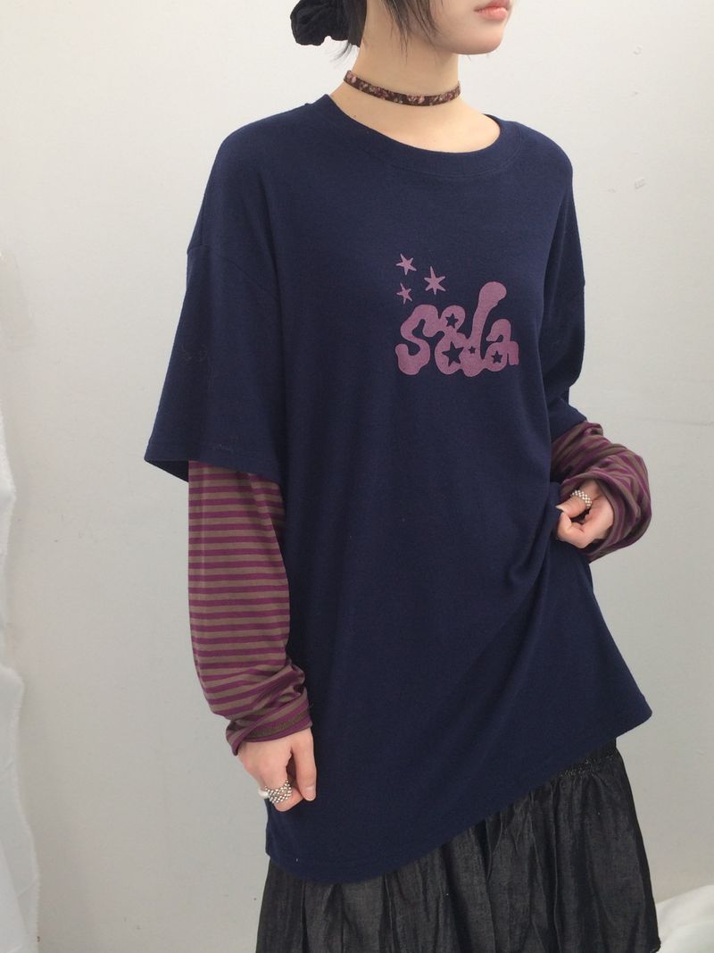 Two-tone fleece striped sleeve