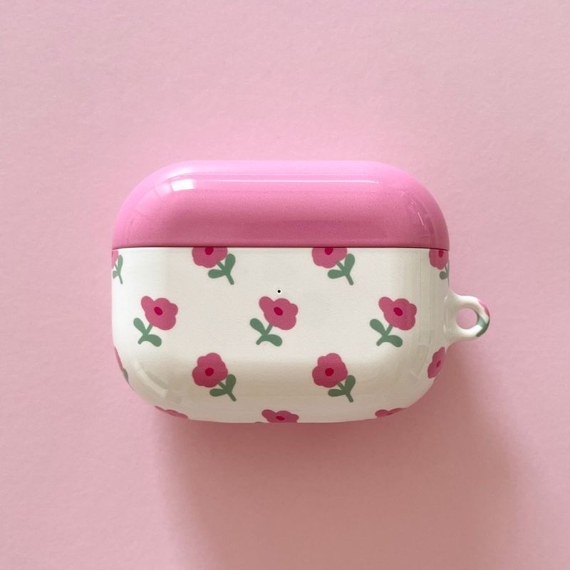 delight hard glossy airpods case