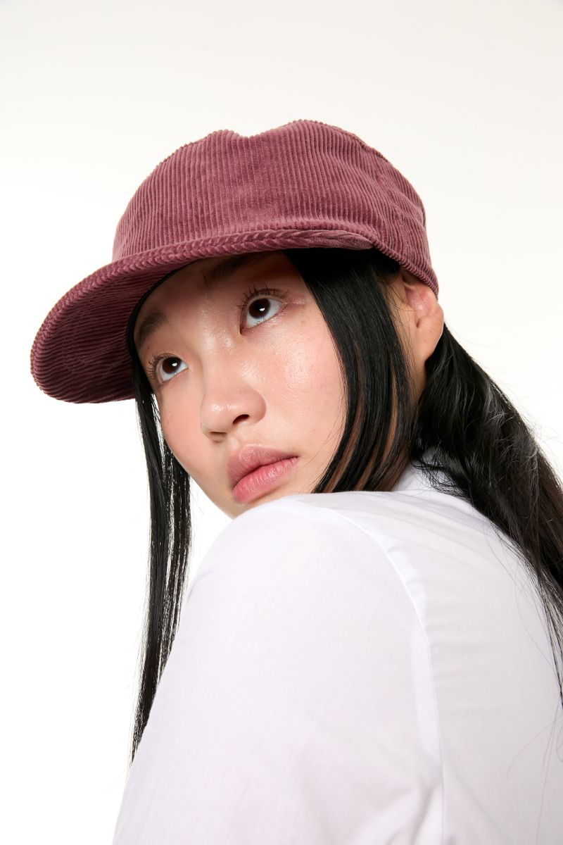 KEPI CORDUROY HAT / DRY ROSE