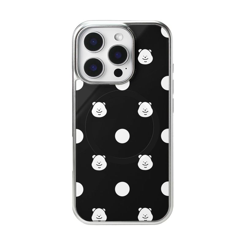 TUTEOGI（トゥトギ）の「TUTEOGI ‘ チュードット’ マグネットリングケース (シルバーフレーム)（スマホグッズ/小物）」