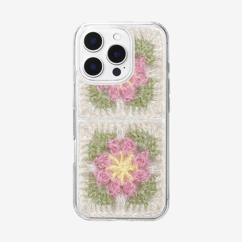 DELPHIN(デルフィン)の「MOTIFS HARD JELL CASE - E - PINK(Smartphone Accessories)」