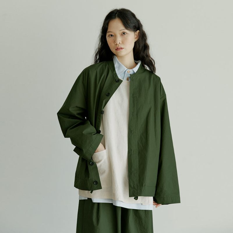 unisex stadium jacket khaki