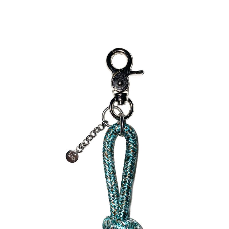 rope keyring (green)
