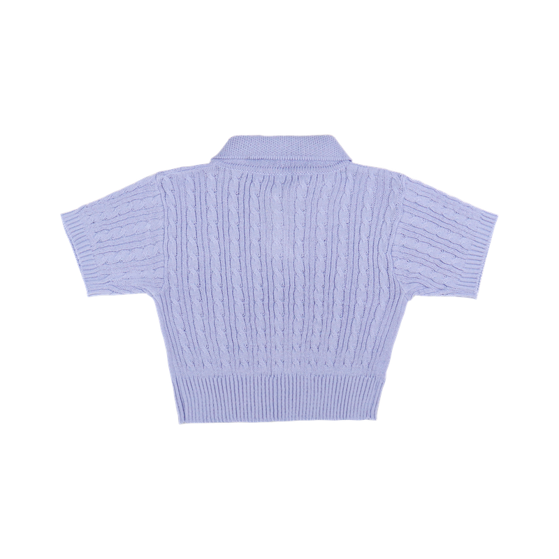 FINE CABLE CN SWEATER