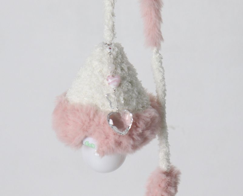 fluffy pink cozy light