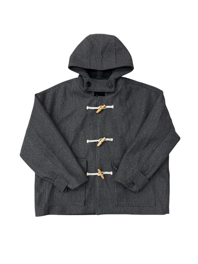 Wool Hooded Duffle Coat (3 Colors)