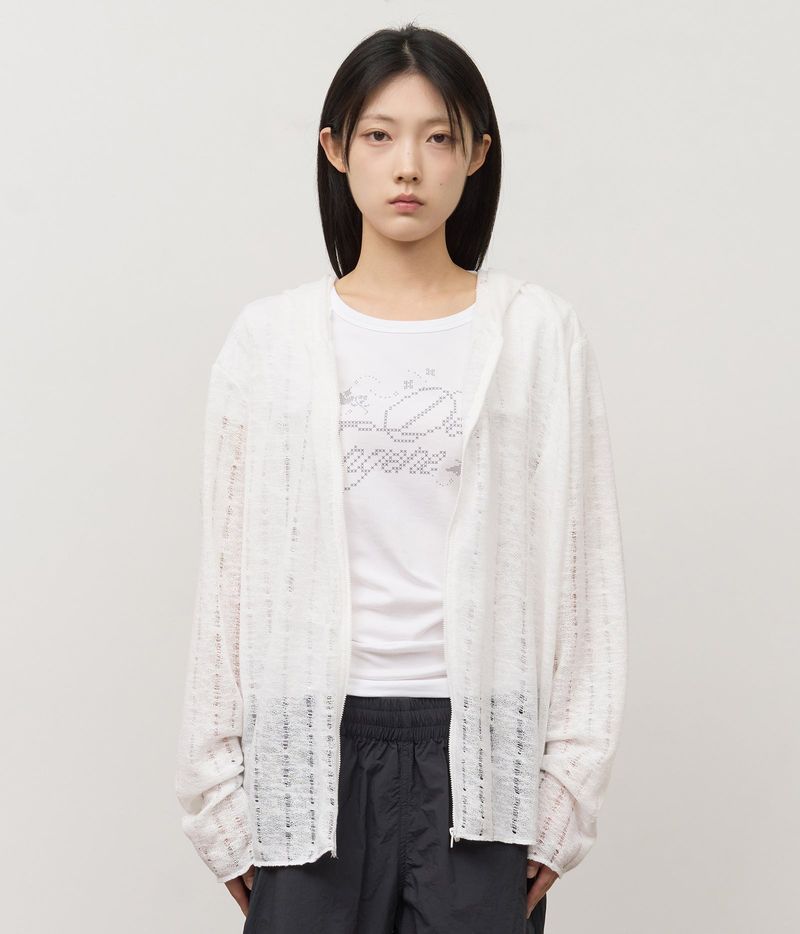 HIFIFNK(ハイファイファンク)の「Summer Grunge Zip Hoodie(Tops)」