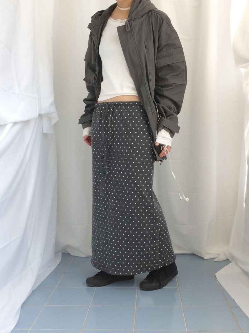 mode dot flow skirt