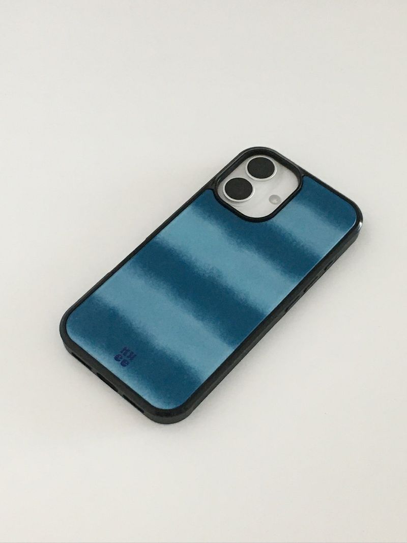 blink glass bumper (blue)