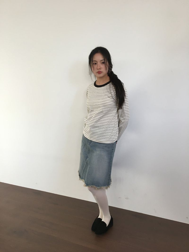 Linea Stripe Scrunchie (3color)