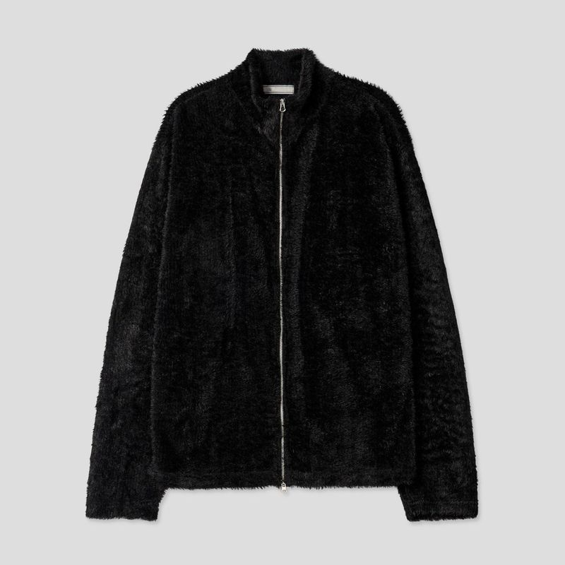 90's Lavin High Neck Soft Fur Zip-Up (2 colors)