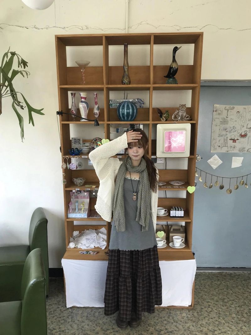 leat knit cardigan
