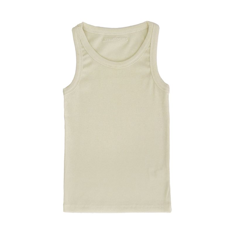[prts made] plan ribbed sleeveless top (6colors)