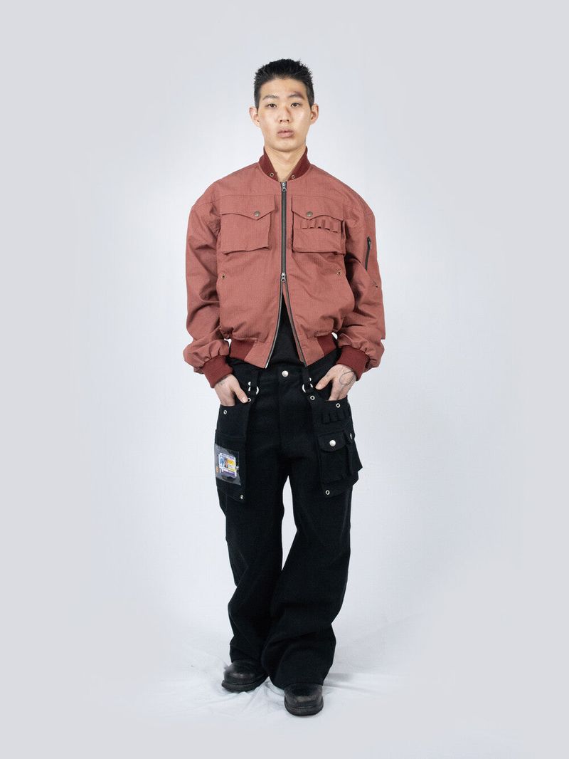 FULLOFSSUN(フルオブサン)の「Ripstop Bomber Jacket (Red)(Jackets/Outerwear)」
