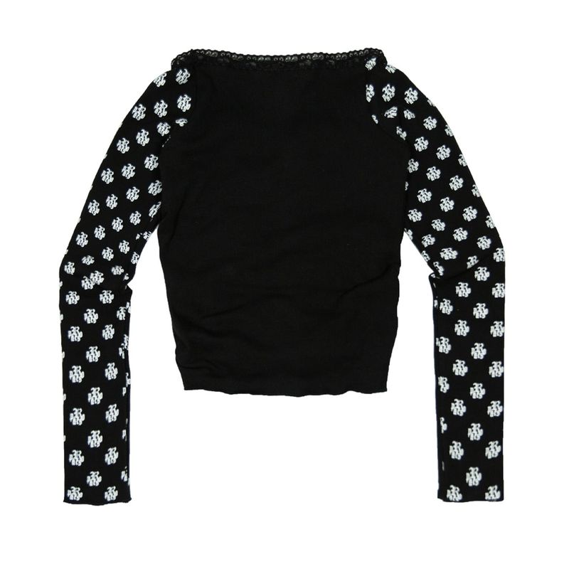203-LOGO LETTERING OFF SHOULDER