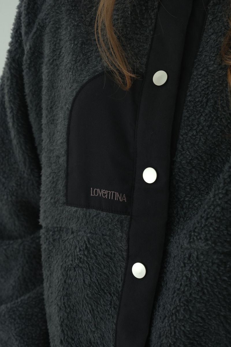 POLAR FLEECE JUMPER_CHARCOAL