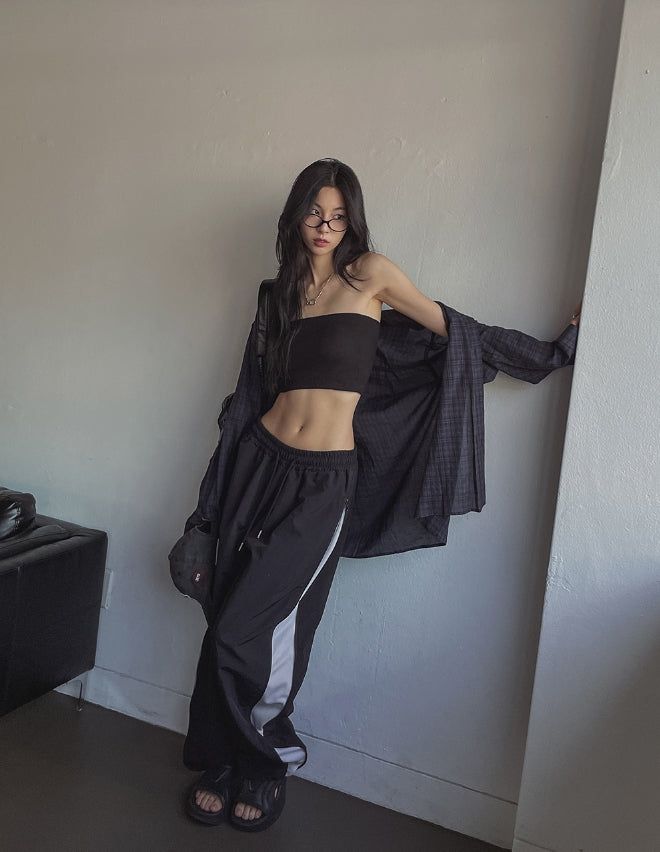 [U-BASIC] Basic Ribbed Tank Top (+With Cup)