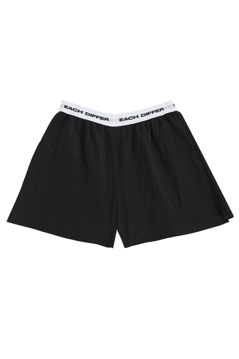 LOGO BAND SHORTS_BLACK