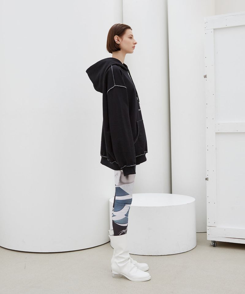 OVERLOCK STITCH HOODIE (2 COLORS)