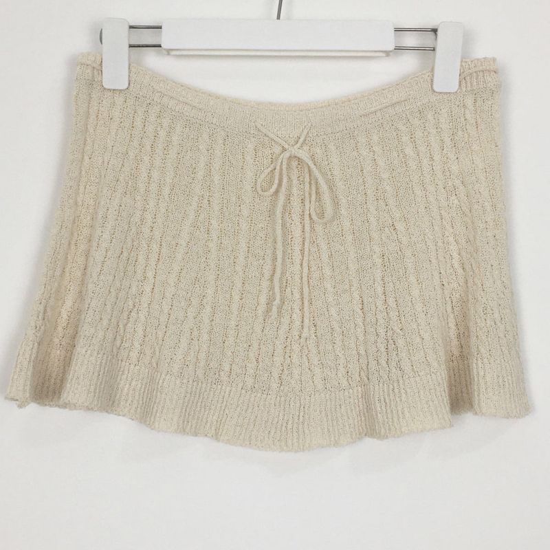 Layered Summer Knit Skirt (2color)
