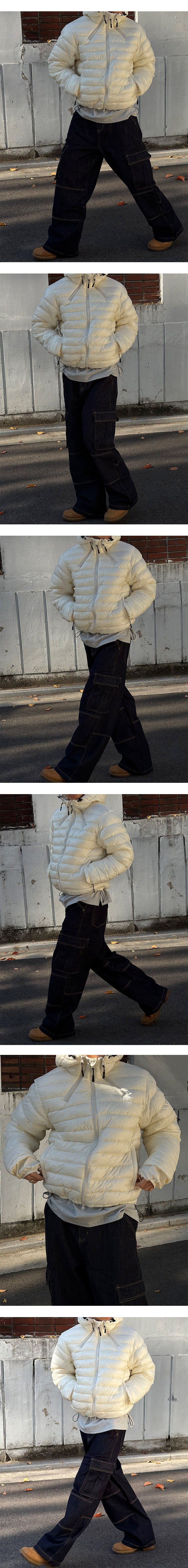 [Unisex] Active hood light padding(5color)