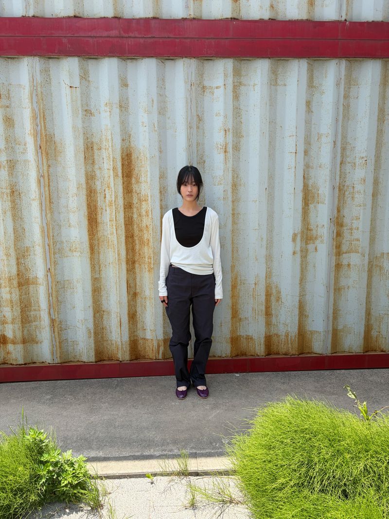 ERR（イアルアル）の「summer deep u-neck knit（Tops）」