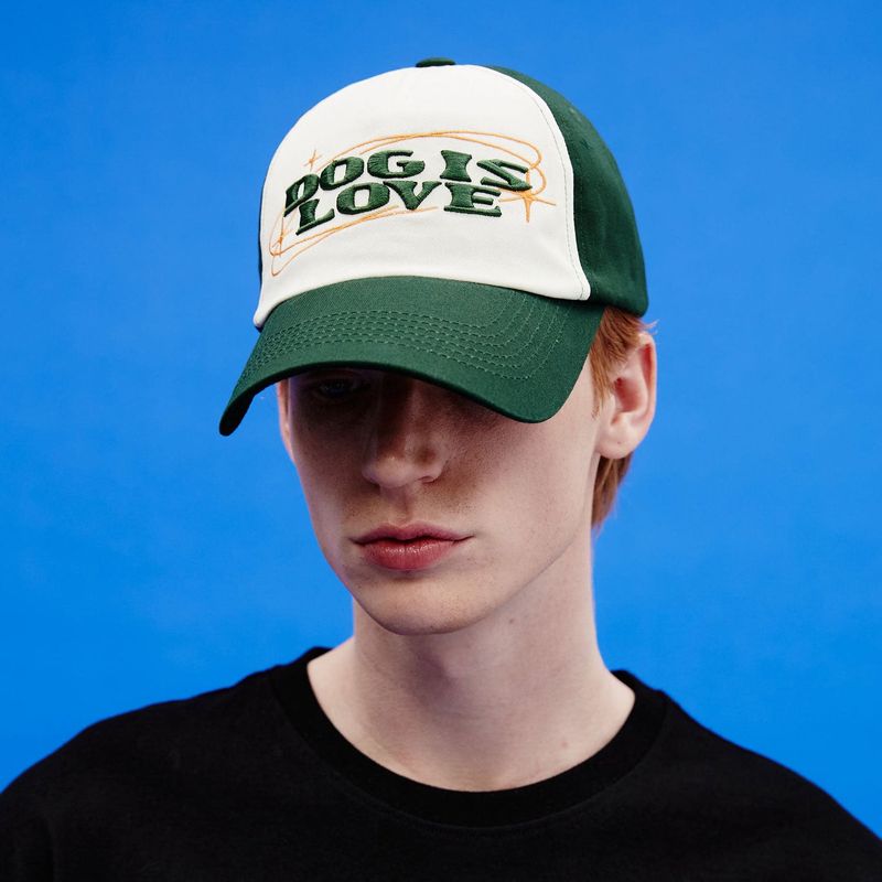 Dog is love two tone ball cap