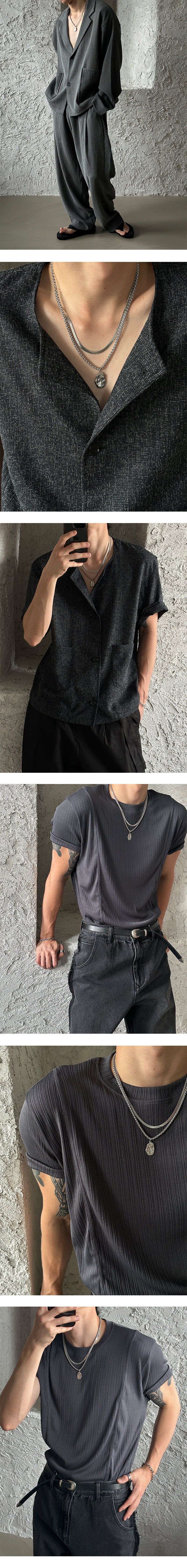 [UNISEX] Pendant chain necklace