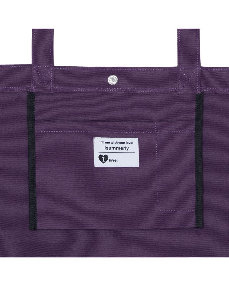 Heart Logo bag big ver. - Purple