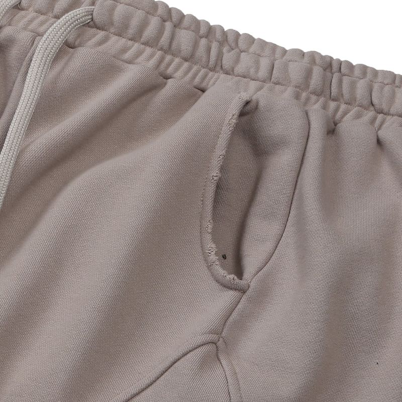 Side surfboard damage washing sweat pants (ash grey)