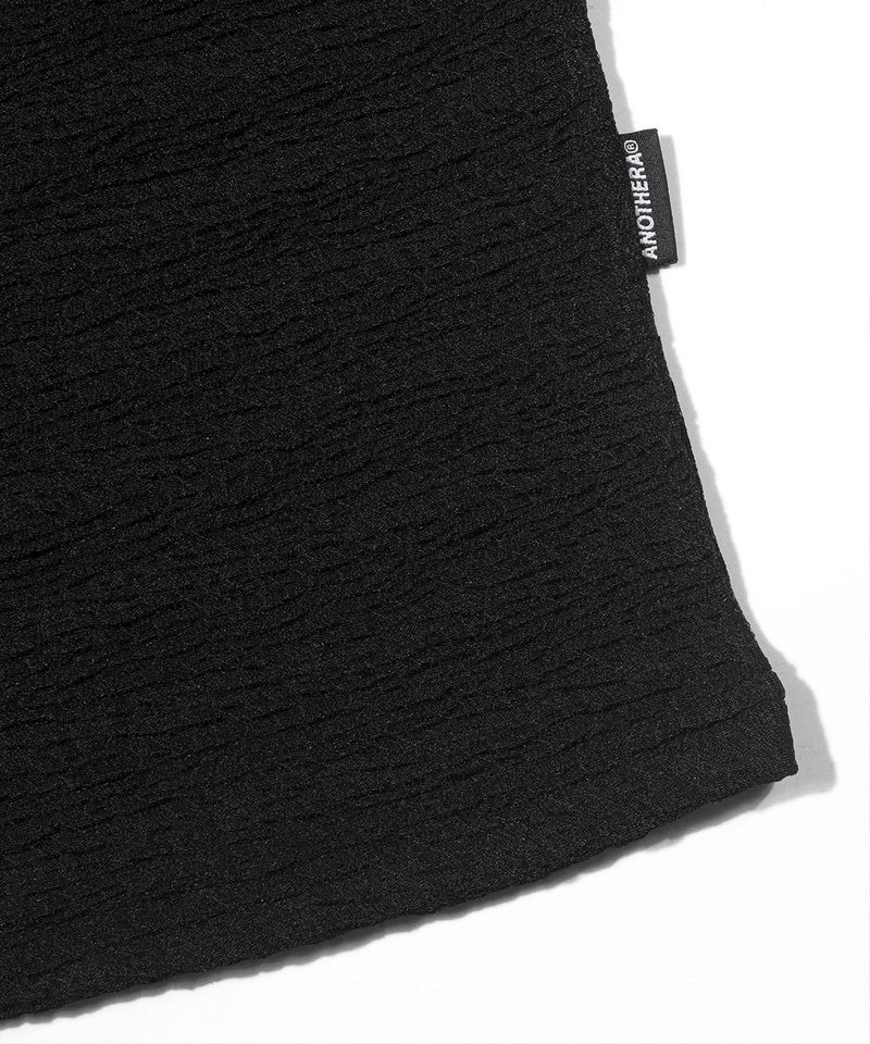 SPUARE NECK  BACKLESS RAGLAN TOP_Black