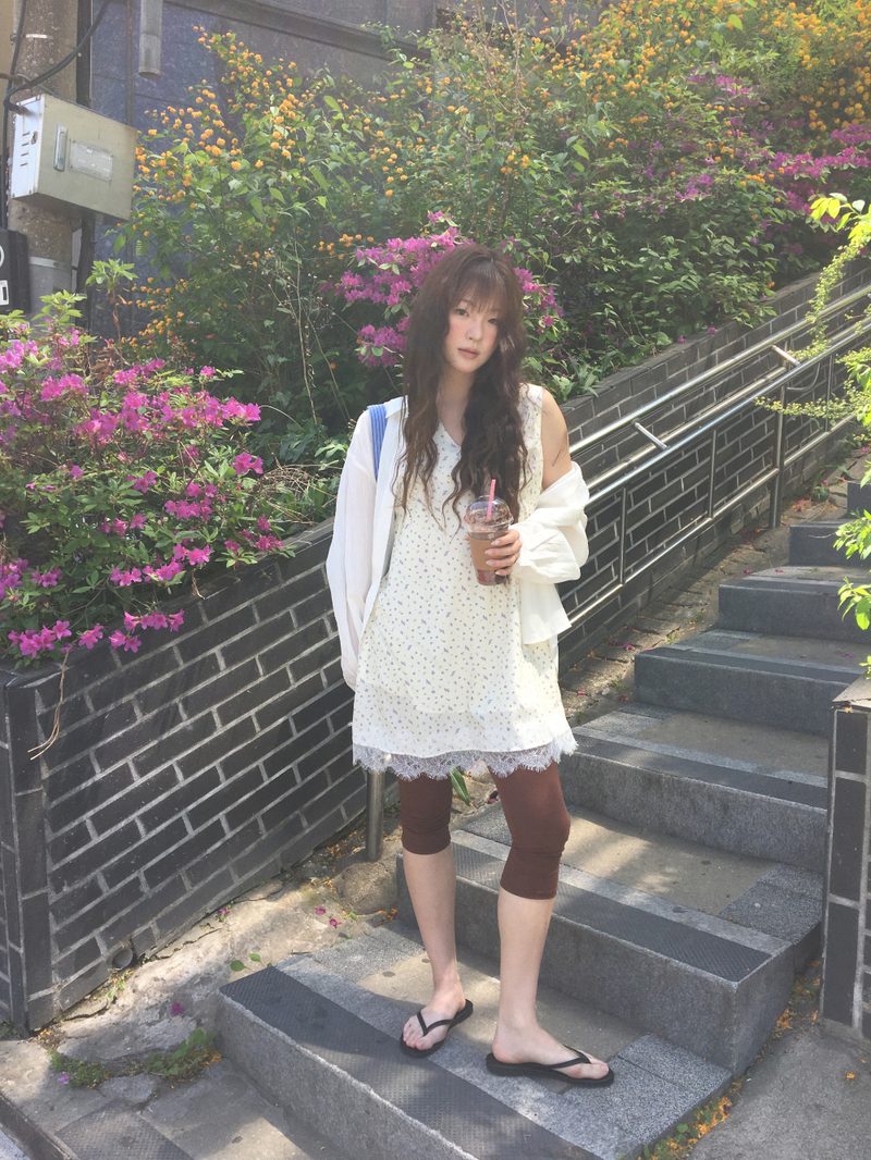 Marley Stripe Sheer Shirt (2color)